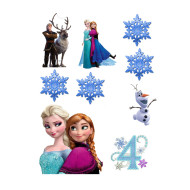 Valgomas paveiksliukas Frozen 4 - tas gimtadienis