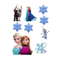 Valgomas paveiksliukas Frozen 4 - tas gimtadienis Valgomas paveiksliukas Frozen 4 - tas gimtadienis