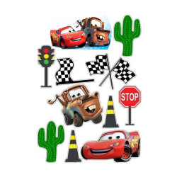 Valgomas paveiksliukas "Žaibas Makvynas ir Bruolis"