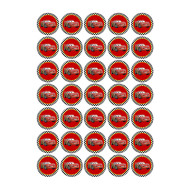 Valgomas paveiksliukas Makvynas 3,7 cm Ø