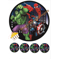 Valgomas paveiksliukas " Marvel herojai"