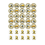 Valgomas paveiksliukas Traktoriukai - 2