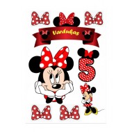 Valgomas paveiksliukas pelytė Minė 5 gimtadieniui