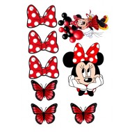 Valgomas paveiksliukas pelytė Minė figūrėlės 