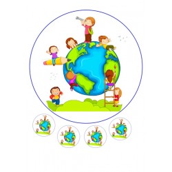 Valgomas paveiksliukas "Gaublys" Valgomas paveiksliukas "Gaublys"