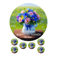 Valgomas paveiksliukas Sveikinimai Mokytojų dienos proga