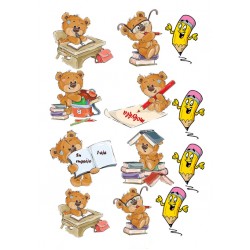 Valgomas paveiksliukas Meškučiai ruošiasi į mokyklą Valgomas paveiksliukas Meškučiai ruošiasi į mokyklą