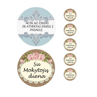 Valgomas paveiksliukas "Ačiū už žinias" 