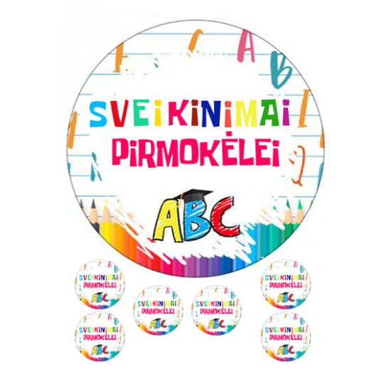 Valgomas paveiksliukas Pirmokėlei Valgomas paveiksliukas Pirmokėlei