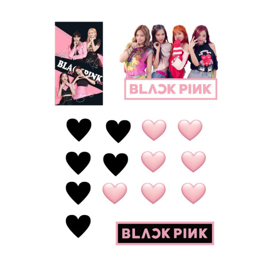 Valgomas paveiksliukas "Blackpink" Valgomas paveiksliukas "Blackpink"