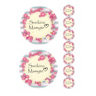 Valgomas paveiksliukas "Sveikinu Mamyte"