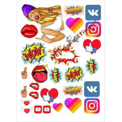 Valgomo popieriaus paveiksliukas figūrėlem, toperiams