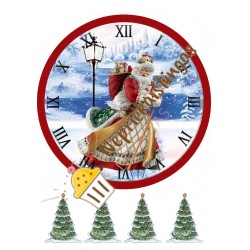 Valgomas paveiksliukas Naujametiniam tortui