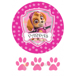 Valgomas paveiksliukas "Paw patrol Skye"