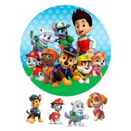 Valgomas paveiksliukas " Paw patrol" tortui