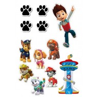 Valgomas paveiksliukas Paw patrol toperiukams