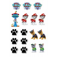 Valgomas paveiksliukas šunyčių patrulių figūrėlės keksiukams