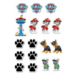 Valgomas paveiksliukas šunyčių patrulių figūrėlės keksiukams