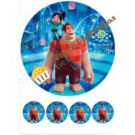 Valgomas paveiksliukas Ralfas griovėjas