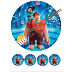 Valgomas paveiksliukas Ralfas griovėjas