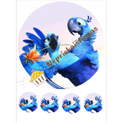 Valgomo popieriaus paveiksliukas Rio 1