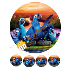 Valgomo popieriaus paveiksliukas Rio 2