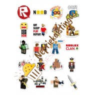 Valgomas paveiksliukas Roblox figūrėlės 