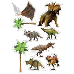 Valgomas paveiksliukas Dinozaurai