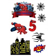 Valgomas paveiksliukas "Žmogus voras"  figūrėlės. 5 metukai