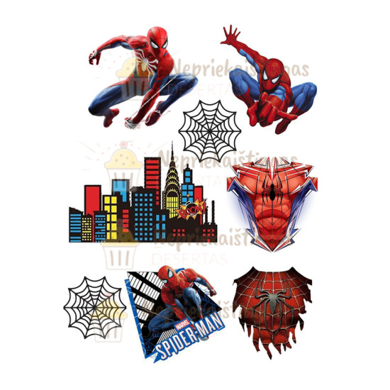 Valgomas paveiksliukas "Spider-Man" - 10 Valgomas paveiksliukas "Spider-Man" - 10