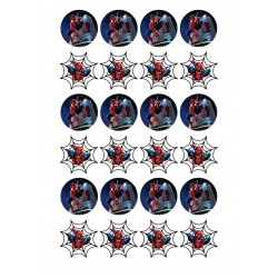 Valgomas paveiksliukas "Žmogus voras" keksiukams Valgomas paveiksliukas "Žmogus voras" keksiukams