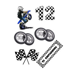 Valgomas paveiksliukas "Racing" 12 metų gimtadieniui