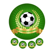 Valgomas paveiksliukas Futbolo kamuolys 