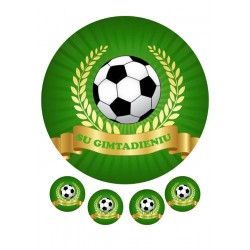 Valgomas paveiksliukas Futbolo kamuolys Valgomas paveiksliukas Futbolo kamuolys