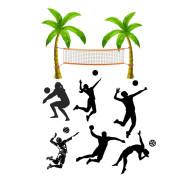 Valgomas paveiksliukas ,,Tinklinis"