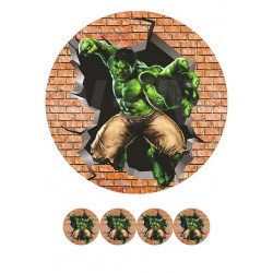 Valgomas paveiksliukas Hulk Valgomas paveiksliukas Hulk