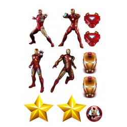 Valgomas paveiksliukas Iron Man Valgomas paveiksliukas Iron Man