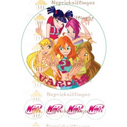 Valgomas paveiksliukas "Winx fėjos" Valgomas paveiksliukas "Winx fėjos"