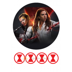 Valgomas paveiksliukas "Black-widow" Valgomas paveiksliukas "Black-widow"