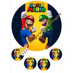 Valgomas paveiksliukas Super Mario