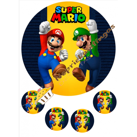 Valgomas paveiksliukas Super Mario Valgomas paveiksliukas Super Mario