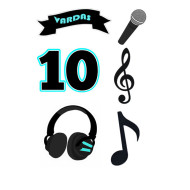 Valgomas paveiksliukas 10 - tam gimtadieniui Tik Tok