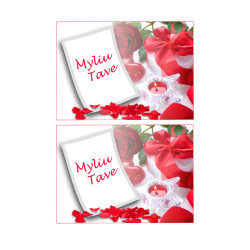 Valgomas paveiksliukas Myliu Tave - 1