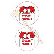 Valgomas paveiksliukas Myliu tave 