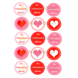 Valgomas paveiksliukas valentininės širdelės