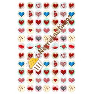 Paveiksliukas ant cukrinės masės Valentino diena Paveiksliukas ant cukrinės masės Valentino diena