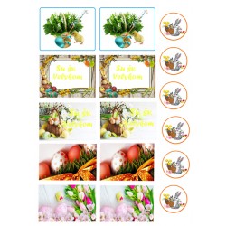 Valgomas paveiksliukas Velykiniams sausainukams