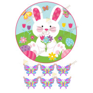 Valgomas paveiksliukas Velykinis kiškis Valgomas paveiksliukas Velykinis kiškis