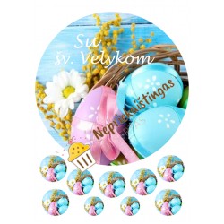 Valgomas paveiksliukas Velykų tortui