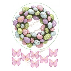 Valgoma dekoracija Velykiniam tortui Valgoma dekoracija Velykiniam tortui